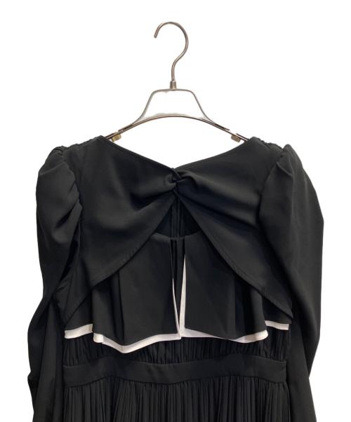 HER LIP TO（ハーリップトゥ）HER LIP TO (ハーリップトゥ) 長袖ワンピース ブラック サイズ:Mの古着・服飾アイテム