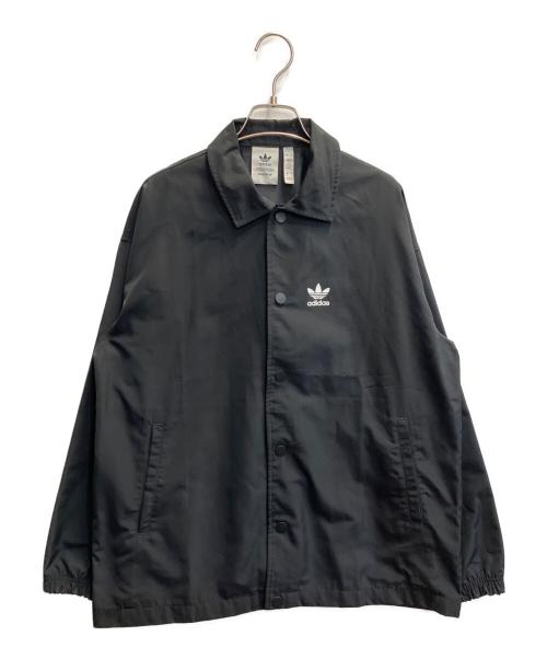 adidas（アディダス）adidas (アディダス) アディカラー クラシックス トレフォイル コーチジャケット ブラック サイズ:Sの古着・服飾アイテム