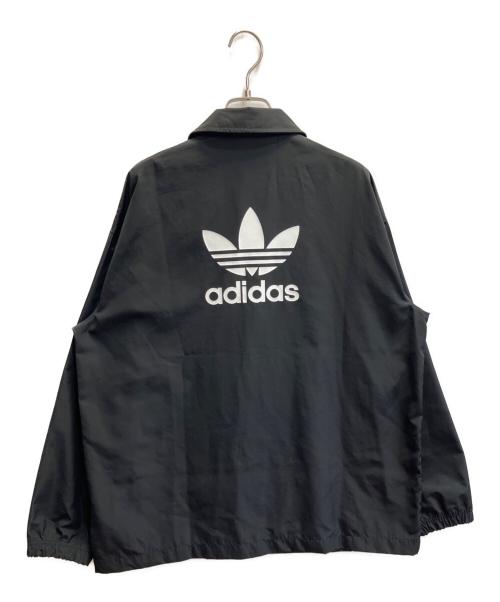 adidas（アディダス）adidas (アディダス) アディカラー クラシックス トレフォイル コーチジャケット ブラック サイズ:Sの古着・服飾アイテム