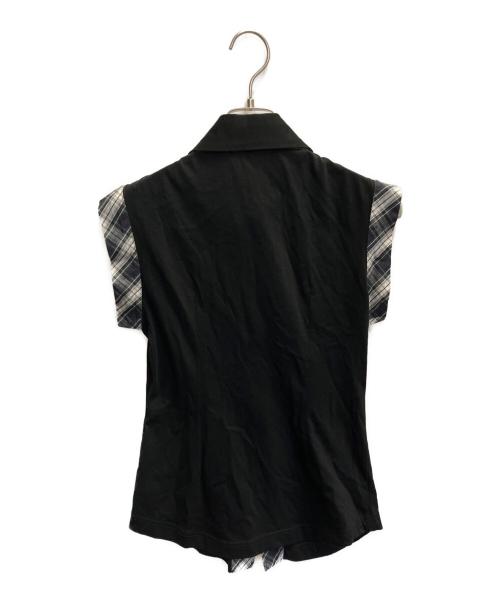 Vivienne Westwood RED LABEL（ヴィヴィアンウエストウッドレッドレーベル）Vivienne Westwood RED LABEL (ヴィヴィアンウエストウッドレッドレーベル) ノースリーブシャツ ブラック サイズ:2の古着・服飾アイテム