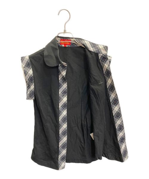 Vivienne Westwood RED LABEL（ヴィヴィアンウエストウッドレッドレーベル）Vivienne Westwood RED LABEL (ヴィヴィアンウエストウッドレッドレーベル) ノースリーブシャツ ブラック サイズ:2の古着・服飾アイテム