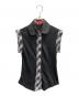 Vivienne Westwood RED LABEL（ヴィヴィアンウエストウッドレッドレーベル）の古着「ノースリーブシャツ」｜ブラック