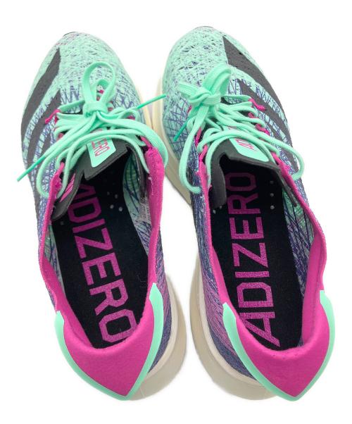 adidas（アディダス）adidas (アディダス) ADIZERO PRIME X パープル×スカイブルー サイズ:24.5cmの古着・服飾アイテム