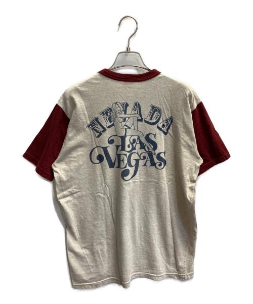 POWER WEAR（パワーウェア）POWER WEAR (パワーウェア) 半袖カットソー グレー サイズ:Lの古着・服飾アイテム