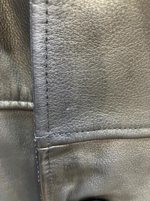 GAP（ギャップ）GAP (ギャップ) レザーカーコート ブラック サイズ:Sの古着・服飾アイテム