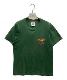 TULTEX（タルテックス）の古着「覗きBONES 半袖Tシャツ」｜グリーン