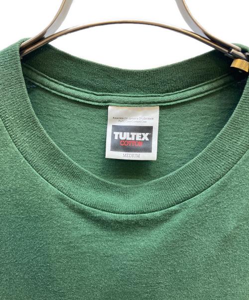 TULTEX（タルテックス）TULTEX (タルテックス) 覗きBONES 半袖Tシャツ グリーン サイズ:Mの古着・服飾アイテム
