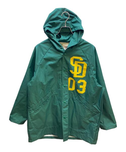 STANDARD CALIFORNIA（スタンダードカリフォルニア）STANDARD CALIFORNIA (スタンダードカリフォルニア) コーチジャケット グリーン サイズ:Mの古着・服飾アイテム