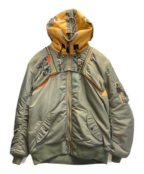 AVIREX（アヴィレックス）AVIREX (アヴィレックス) MA-1 REMODEL MARK2 オリーブ サイズ:2XLの古着・服飾アイテム