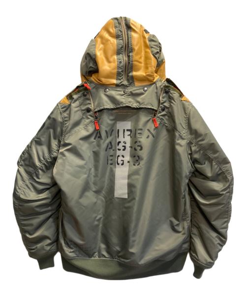 AVIREX（アヴィレックス）AVIREX (アヴィレックス) MA-1 REMODEL MARK2 オリーブ サイズ:2XLの古着・服飾アイテム