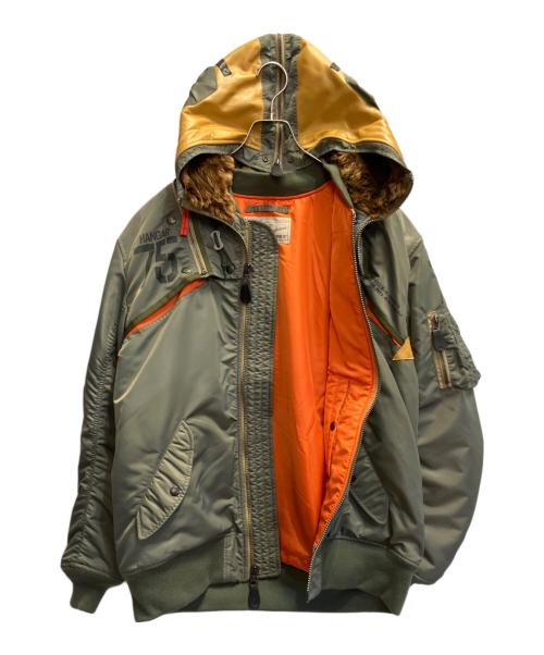 AVIREX（アヴィレックス）AVIREX (アヴィレックス) MA-1 REMODEL MARK2 オリーブ サイズ:2XLの古着・服飾アイテム