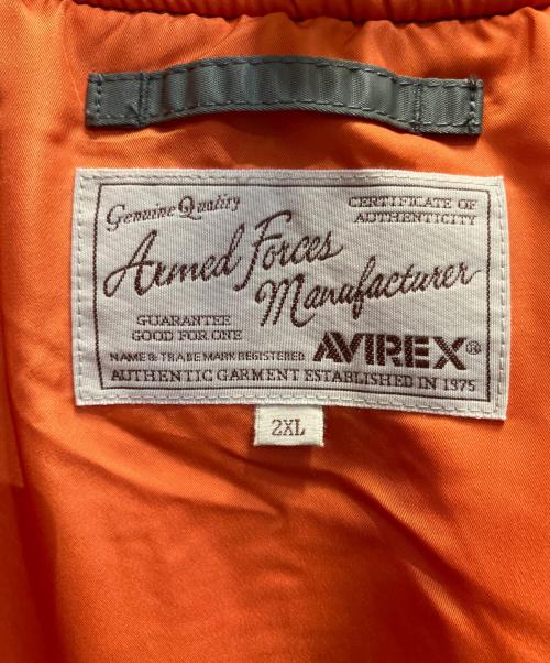 AVIREX（アヴィレックス）AVIREX (アヴィレックス) MA-1 REMODEL MARK2 オリーブ サイズ:2XLの古着・服飾アイテム