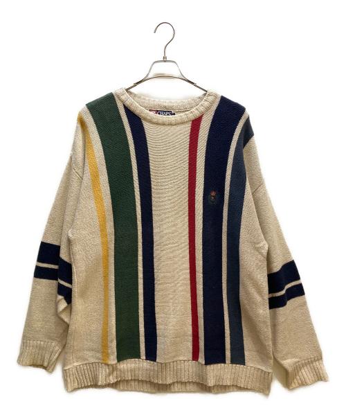 CHAPS RALPH LAUREN（チャップス ラルフローレン）CHAPS RALPH LAUREN (チャップス ラルフローレン) 厚手ニット ベージュ サイズ:XLの古着・服飾アイテム