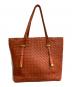 BOTTEGA VENETA (ボッテガベネタ) イントレチャート ハンドバッグ オレンジ：35000円