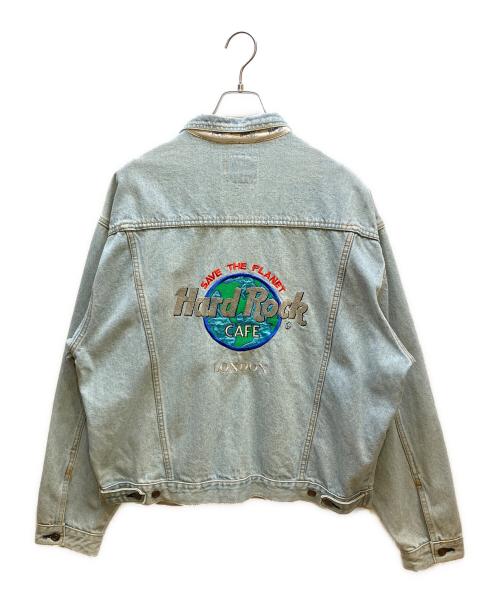 Hard Rock cafe（ハードロックカフェ）Hard Rock cafe (ハードロックカフェ) デニムジャケット ブルー サイズ:XLの古着・服飾アイテム