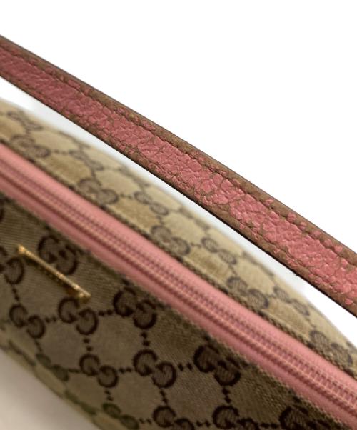 GUCCI（グッチ）GUCCI (グッチ) アクセサリーポーチ ブラウンの古着・服飾アイテム