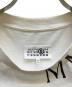MM6 Maison Margiela (エムエムシックスメゾンマルジェラ) 長袖ロゴTシャツ ホワイト サイズ:M：12000円