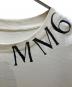 中古・古着 MM6 Maison Margiela (エムエムシックスメゾンマルジェラ) 長袖ロゴTシャツ ホワイト サイズ:M：12000円