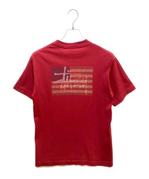 stussy（ステューシー）stussy (ステューシー) 半袖カットソー レッド サイズ:Mの古着・服飾アイテム