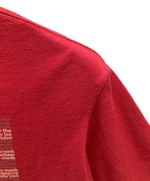 stussy（ステューシー）stussy (ステューシー) 半袖カットソー レッド サイズ:Mの古着・服飾アイテム