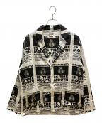 NOWHAW×NISHIMOTO IS THE MOUTHノウハウ×ニシモトイズザマウス）の古着「パジャマシャツ」｜ホワイト×ブラック