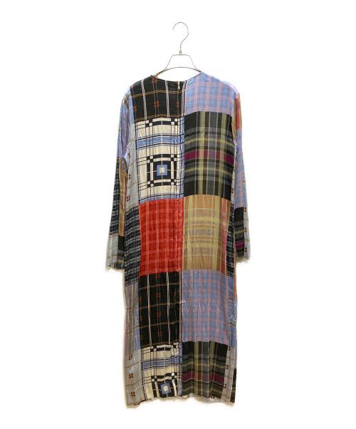 GANNI（ガニー）GANNI (ガニー) 長袖ワンピース マルチカラー サイズ:40の古着・服飾アイテム