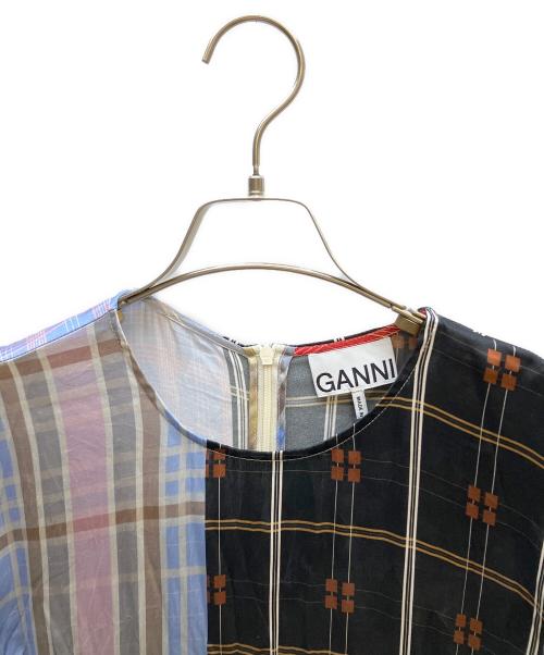 GANNI（ガニー）GANNI (ガニー) 長袖ワンピース マルチカラー サイズ:40の古着・服飾アイテム