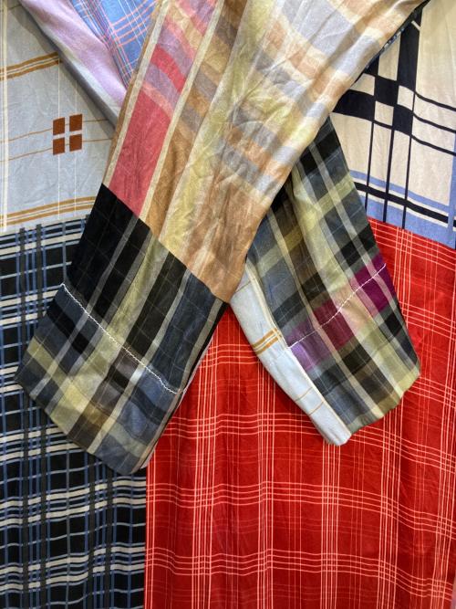 GANNI（ガニー）GANNI (ガニー) 長袖ワンピース マルチカラー サイズ:40の古着・服飾アイテム