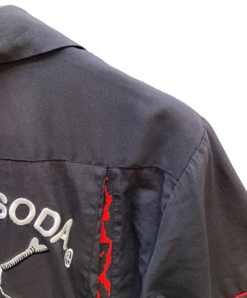 CREAM SODA（クリームソーダ）CREAM SODA (クリームソーダ) ボーリングシャツ ブラック サイズ:Mの古着・服飾アイテム