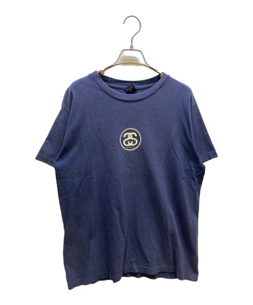 stussy（ステューシー）stussy (ステューシー) 半袖カットソー ネイビー サイズ:Mの古着・服飾アイテム