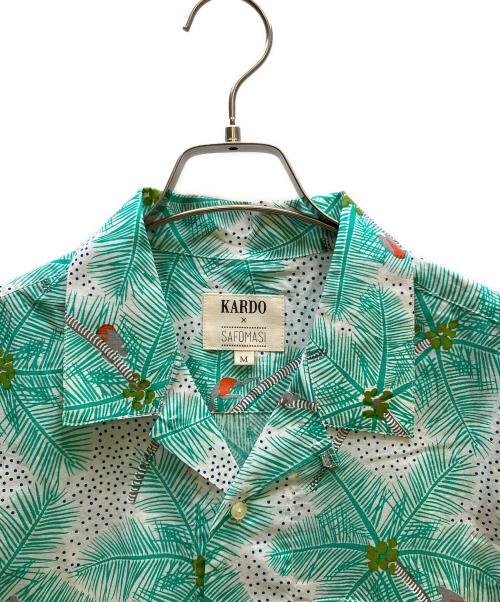 KARDO（カルド）KARDO (カルド) SAFOMASI アロハシャツ グリーン サイズ:Mの古着・服飾アイテム