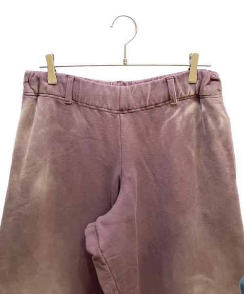 KAMIYA（カミヤ）KAMIYA (カミヤ) FIRE Distressed Sweat Pants（ファイア ディストレスト スウェットパンツ） ブラウン サイズ:Mの古着・服飾アイテム