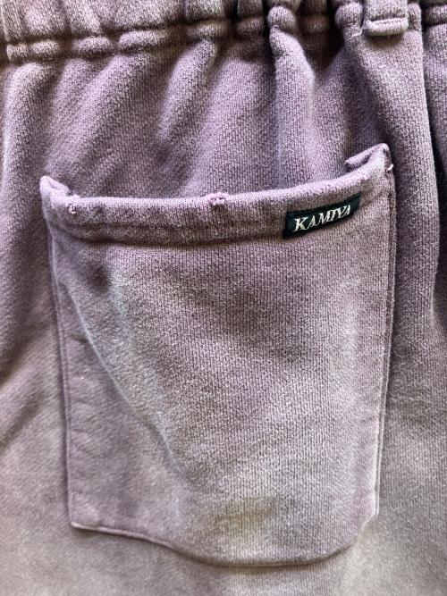 KAMIYA（カミヤ）KAMIYA (カミヤ) FIRE Distressed Sweat Pants（ファイア ディストレスト スウェットパンツ） ブラウン サイズ:Mの古着・服飾アイテム