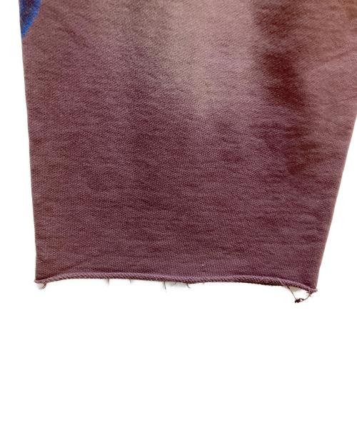 KAMIYA（カミヤ）KAMIYA (カミヤ) FIRE Distressed Sweat Pants（ファイア ディストレスト スウェットパンツ） ブラウン サイズ:Mの古着・服飾アイテム