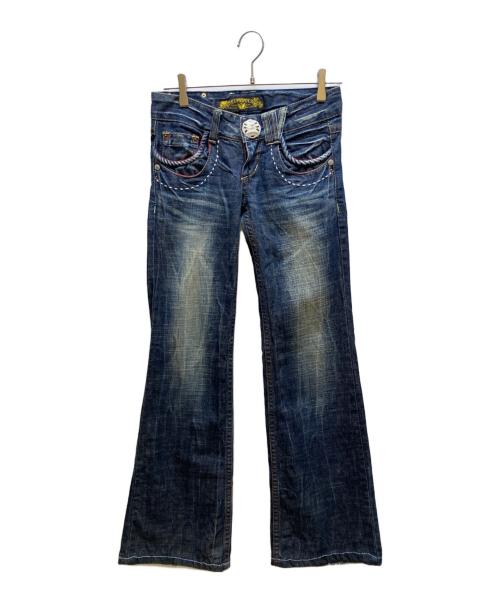 RED PEPPER（レッドペッパ）RED PEPPER (レッドペッパ) フレアデニムパンツ ブルー サイズ:Sの古着・服飾アイテム