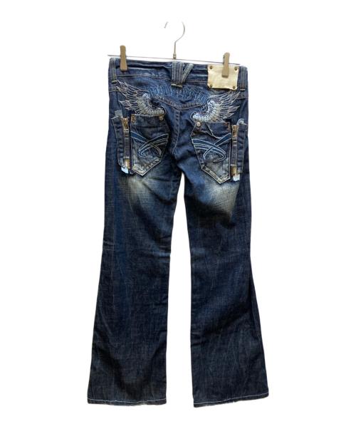 RED PEPPER（レッドペッパ）RED PEPPER (レッドペッパ) フレアデニムパンツ ブルー サイズ:Sの古着・服飾アイテム