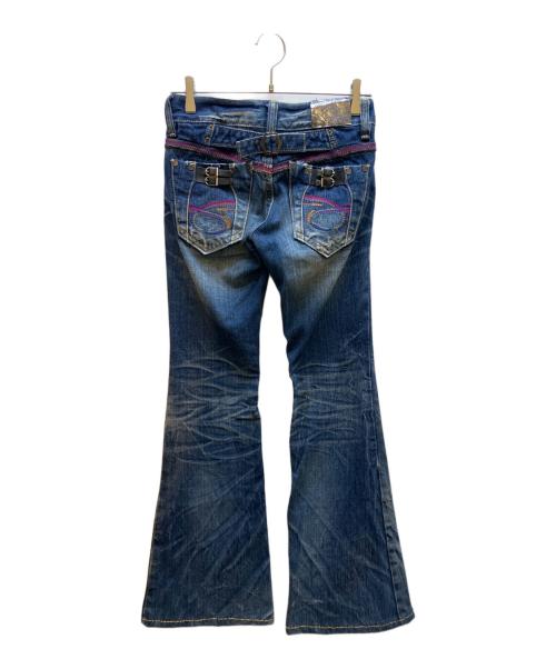 RED PEPPER（レッドペッパ）RED PEPPER (レッドペッパ) フレアデニムパンツ ネイビー サイズ:W25の古着・服飾アイテム