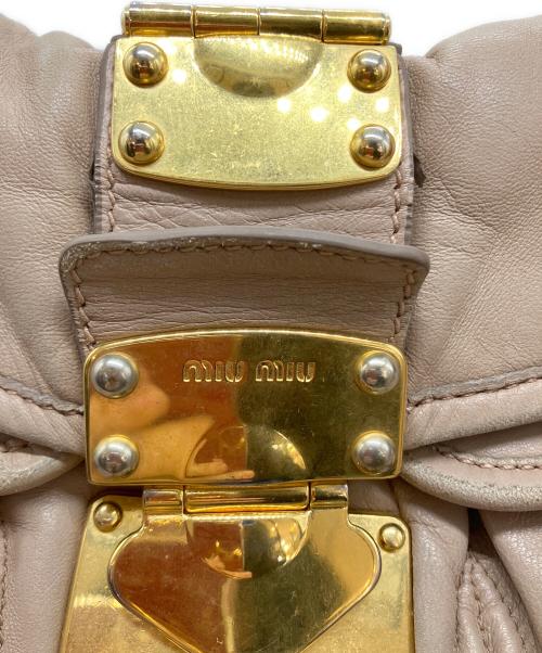 MIU MIU（ミュウミュウ）MIU MIU (ミュウミュウ) 2WAYショルダーバッグ ピンクの古着・服飾アイテム