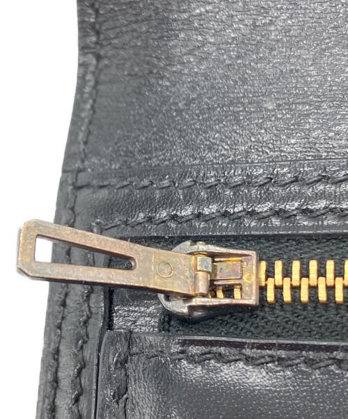 HERMES（エルメス）HERMES (エルメス) ペアン二つ折り長財布 ブラックの古着・服飾アイテム