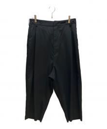 Y's….（ワイズビー）の古着「WOOL TROPICAL SAROUEL PANTS」｜ブラック