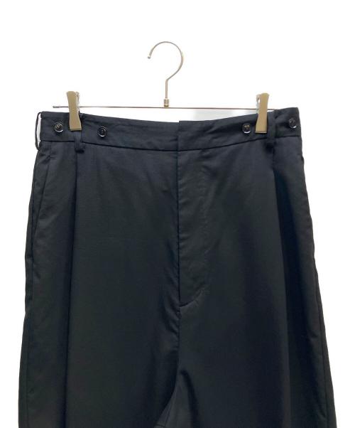 Y's….（ワイズビー）Y's…. (ワイズビー) WOOL TROPICAL SAROUEL PANTS ブラック サイズ:2の古着・服飾アイテム