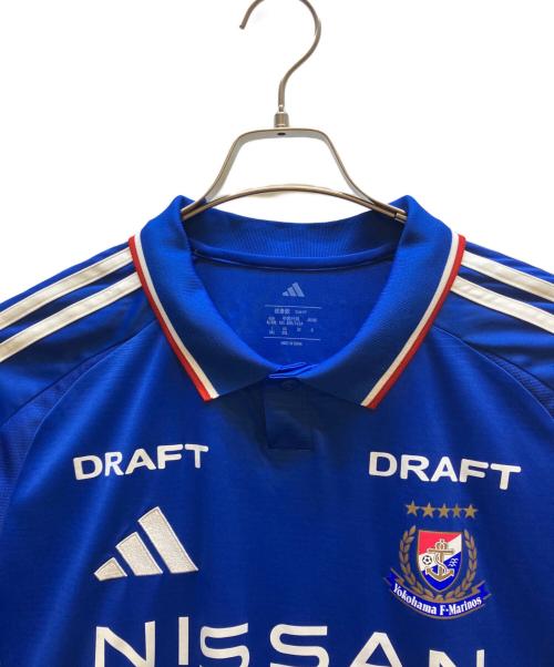 adidas（アディダス）adidas (アディダス) ゲームシャツ ブルー サイズ:3XLの古着・服飾アイテム