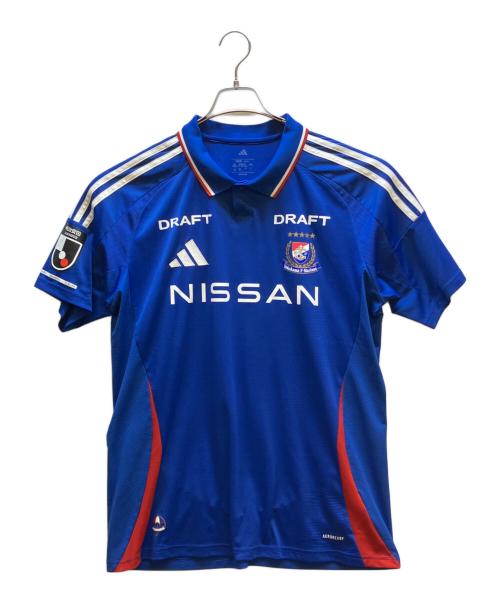 adidas（アディダス）adidas (アディダス) ゲームシャツ ブルー サイズ:3XLの古着・服飾アイテム