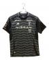 adidas（アディダス）の古着「ゲームシャツ」｜ブラック