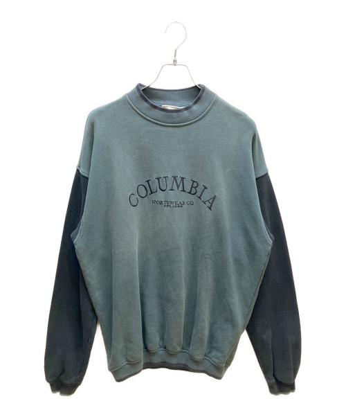 Columbia（コロンビア）Columbia (コロンビア) ロゴスウェット グリーン サイズ:Mの古着・服飾アイテム