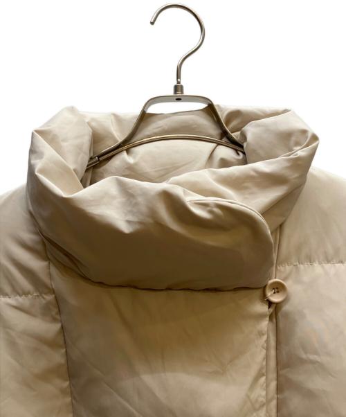 Snidel（スナイデル）Snidel (スナイデル) Sustainableミドルダウンコート ベージュ サイズ:Oの古着・服飾アイテム