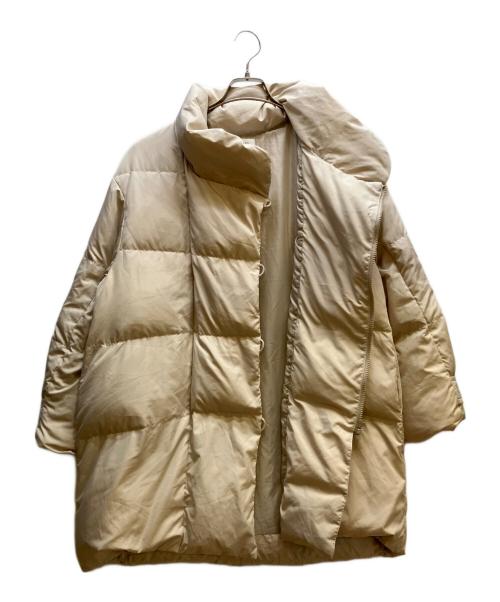 Snidel（スナイデル）Snidel (スナイデル) Sustainableミドルダウンコート ベージュ サイズ:Oの古着・服飾アイテム