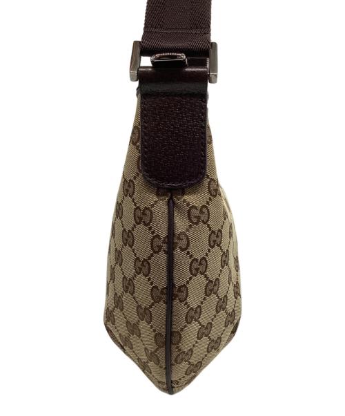 GUCCI（グッチ）GUCCI (グッチ) GGキャンバス　ショルダーバッグ ベージュの古着・服飾アイテム