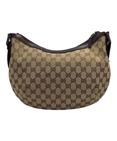 GUCCI（グッチ）GUCCI (グッチ) GGキャンバス　ショルダーバッグ ベージュの古着・服飾アイテム