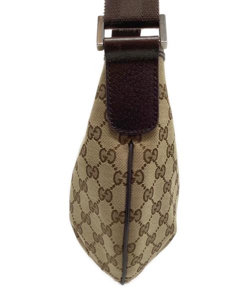 GUCCI（グッチ）GUCCI (グッチ) GGキャンバス　ショルダーバッグ ベージュの古着・服飾アイテム